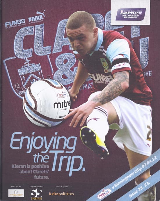 Burnley FC v Birmingham City FC